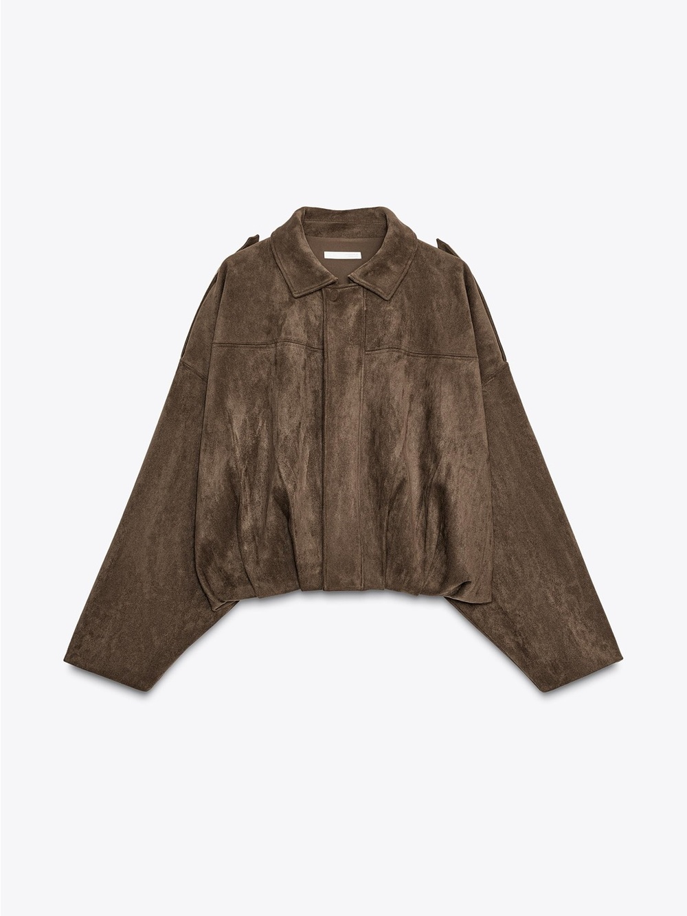 NWT ZARA SUEDE EFFECT BOMBER JACKET